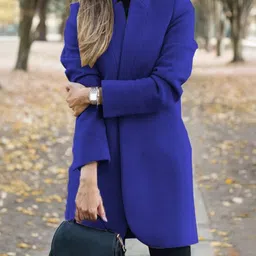 KPOP Front Open Longline Overcoat image 2