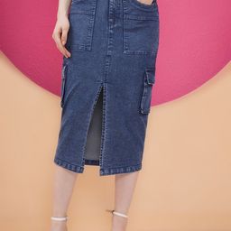 PUELLA Straight Midi Skirts-image-21