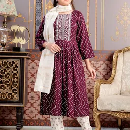 muhuratam Mom&Bae Women Mustard Kurtas-picture-26