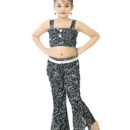 Fessist Girls Printed Top with Palazzos-image-49