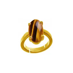 GenZcomplex Gold-Plated Brass Quartz Finger Ring-99