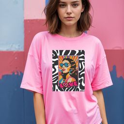 SMARTEES Graphic Printed Cotton Oversized T-shirt-image-79