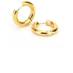 shobhram Metal Circular Hoop Earrings-25
