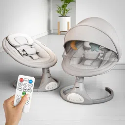 Premium Automatic Electric Baby Swing Cradle with Adjustable Swing Speed Baby Bouncer-2