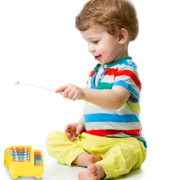 2-IN-1 Mini Piano and Xylophone Toy with Colorful Keys & 2 Mallets for Kids|T102-image-50