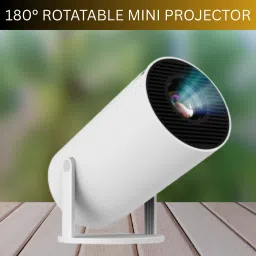 Frony Smart (Projector) 1080P & 4K Support Rotatable Design With Netflix/Prime etcC48 (4500 lm / 1 Speaker / Wireless / Remote Controller) Portable Projector-4