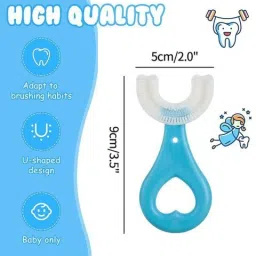 Baby Toothbrush Children 360 Degree U shaped Child Toothbrush Teethers Ultra Soft Toothbrush-image-75