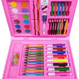 68-pcs Colours set for kids | Stationary items for gift, drawing & Painting ||-picture-24