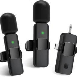 PICSTAR 3-in-1 Wireless Microphone|10H Battery | Noise-Cancelling Mic for Camera Microphone-8