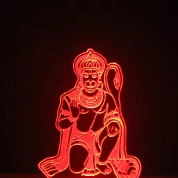 HANUMANJI 3D LED DIVINE MULTICOLOR NIGHT LAMP Night Lamp-15