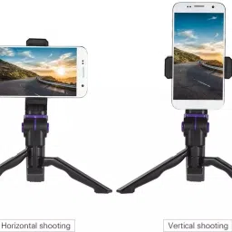 Wifton 360° Adjustable Desktop Mini Tripod GoPro Camera Mobile Phone Stand Holder-M7 Single Gimbal for Mobile, Camera image 2