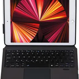 Proelite Bluetooth Keyboard Cover for Apple iPad 9.7 5th/6th Gen Air 1/Air 2 Pro 9.7 Bluetooth Standard Tablet Keyboard image 5