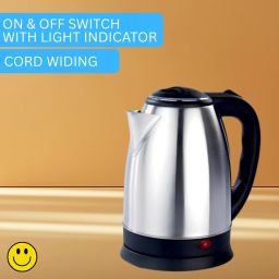 Electric Kettle with Stainless Steel Body 1.5 litre for boiling Water/coffeeO302 Electric Kettle-image-103