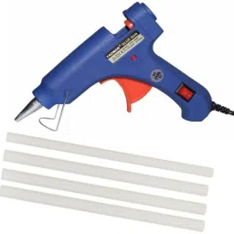 Blue Mini 20 Watt & 4 Glue Sticks Hot Melt Glue Gun For Art & Crafts, DIY, Kirigami, Paper, PCB, Plush Toys, Crafts, Wood, Box Standard Temperature Corded Glue Gun-picture-18