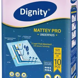 Dignity Mattey Pro Underpads 60X90cm - L (20 Pieces) Adult Diapers - L-18