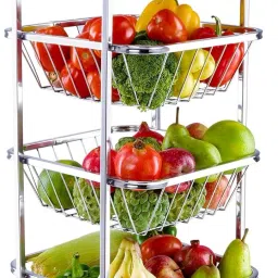 Fruits/Vegetables Kitchen Rack Steel-image-83
