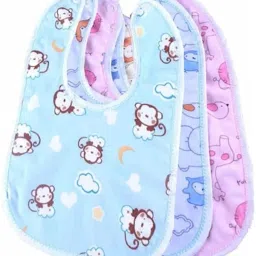 Baby Waterproof Bibs Apron (3 Button bibs)-image-31