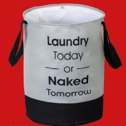 45 L Grey Laundry Bag-image-90