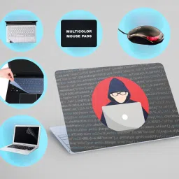 SDM 6IN1LAPTOPSKIN,SCREEN&KEYGAURD PROTECTOR,TRACKPAD,SLEEVEBAG,MOUSEPAD15.6INCH422 Combo Set-image-19