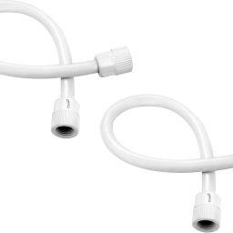 (24" Inch) PTMT Connection Pipe for Geyser, Wash Basin (Multi Purpose)- Set of 2 Hose Pipe-image-60