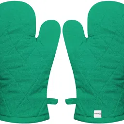 Green Cotton Kitchen Linen Set-4
