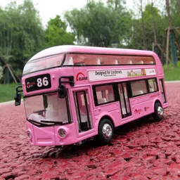 darvice Bus toy For Kids Light Sound Pull Back-picture-11