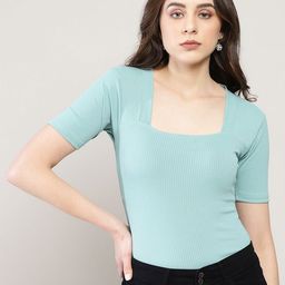 AVANOVA Women Square Neck Crop Top-picture-14