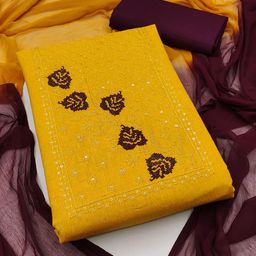 Maroosh Embroidered Unstitched Dress Material-image-13