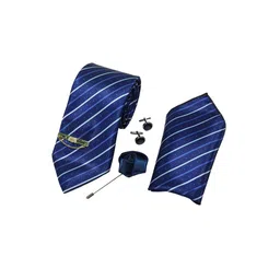 RARE COMBEE GROUP Men Accessory Gift Set Of Tie, Cufflinks, Pocket Square-picture-47