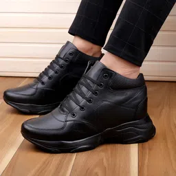 riffway Men Lace-Ups Mid-Top Sneakers-image-43