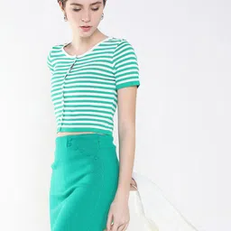 SHOWOFF Striped Top-picture-1