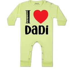 arvesa I Love Dadi Printed Baby Rompers-picture-48