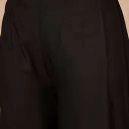 InWeave Shoulder Straps A-Line Kurta With Palazzos & Dupatta image 2