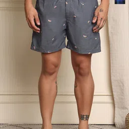 Mast & Harbour Pack Of 2 Printed Cotton Boxers BOXCOM60-S-image-54