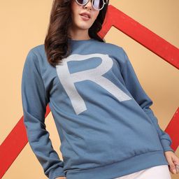 Rigo Women Printed Pullover Sweatshirt-image-38