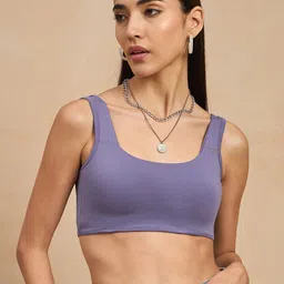 COLOR CAPITAL Cotton Bralette Crop Top-image-38