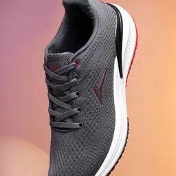 JQR Men Air Cooled Memory Foam Non-Marking Lace-Ups Running Shoes-12
