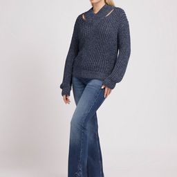 GUESS Women Cable Knit Pullover-image-51