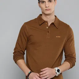 R.Code by The Roadster Life Co. Men Shirt Collar Brand Logo Sweatshirt-image-17