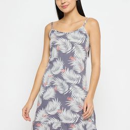 Camey Printed Nightdress-image-57