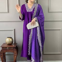 Moda Rapido Women Ethnic Motifs Embroidered Regular Thread Work Kurta-picture-15