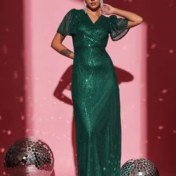 The Roadster Lifestyle Co V-neck Maxi Dress-picture-23