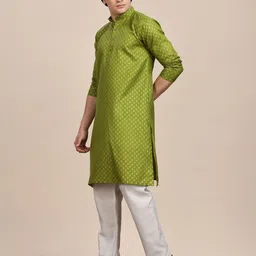 Anouk Floral Printed Mandarin Collar Pure Cotton Straight Kurta-picture-53
