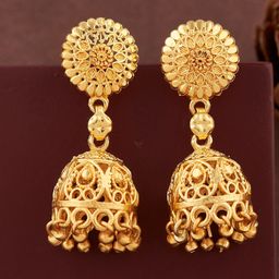 Anouk Set Of 4 Gold-Plated Rectangle Shaped Drop Earrings image 3