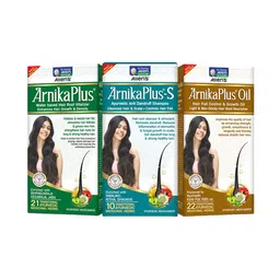 ALLEN ArnicaPlus Set Of 3 Ayurvedic Anti Dandruff Vitalizer Shampoo & Hair Oil 100 ml Each-10