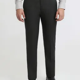 Raymond Men Flat Front Formal Trousers-image-87