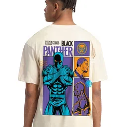 VEIRDO Men Printed Raw Edge T-shirt-image-13