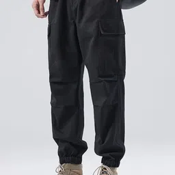 StyleCast x Revolte Men Mid-Rise Cargos Trousers-picture-26