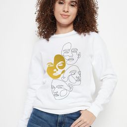 Mast & Harbour Women Printed Sweatshirt-image-88