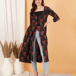 KALINI Women Printed Shrug-47
